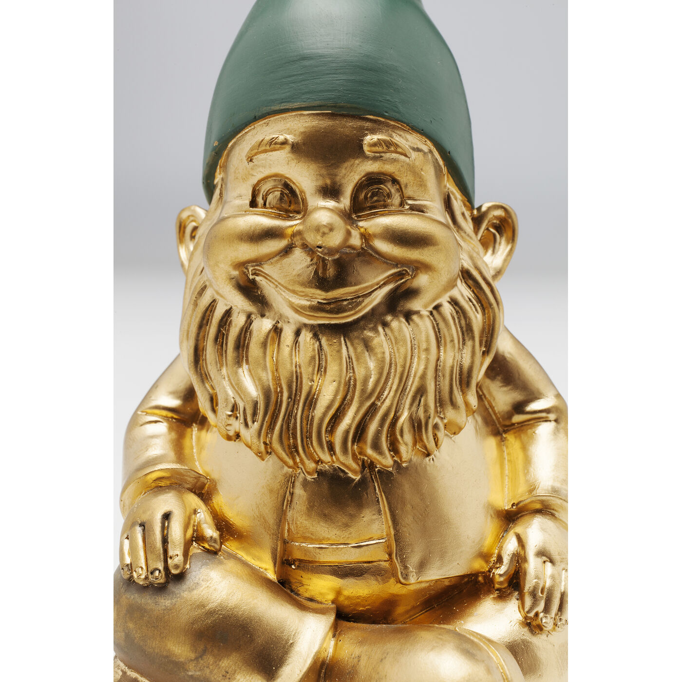 Фигура декоративная Zwerg Sitting Gold Green 19 см
