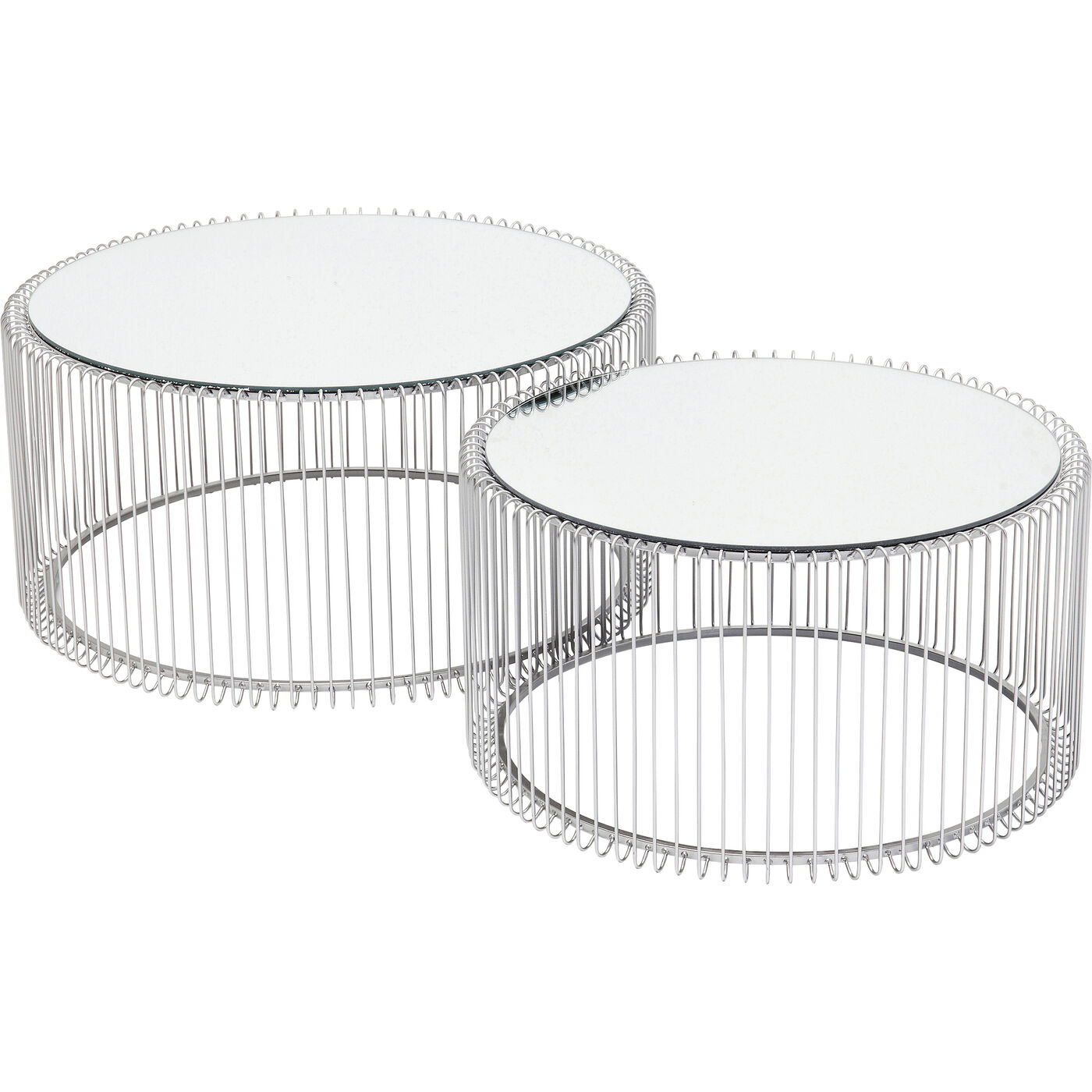 Стол кофейный Wire Silver (2 шт)