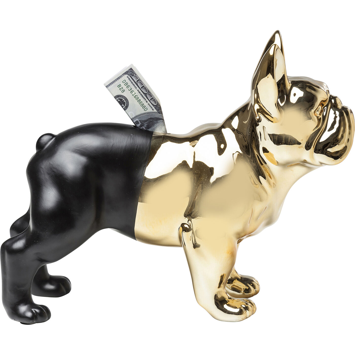 Копилка Bulldog Gold-Black