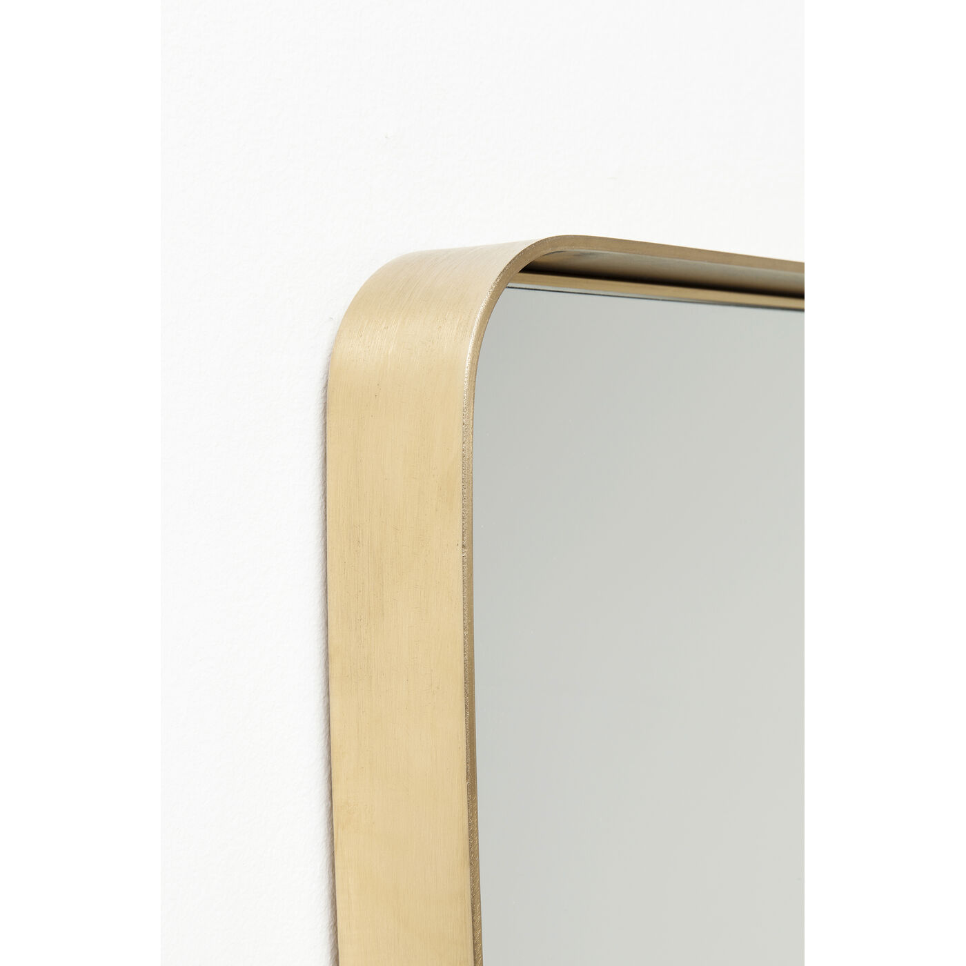 Зеркало Curve Rectangular Brass 120x80 см