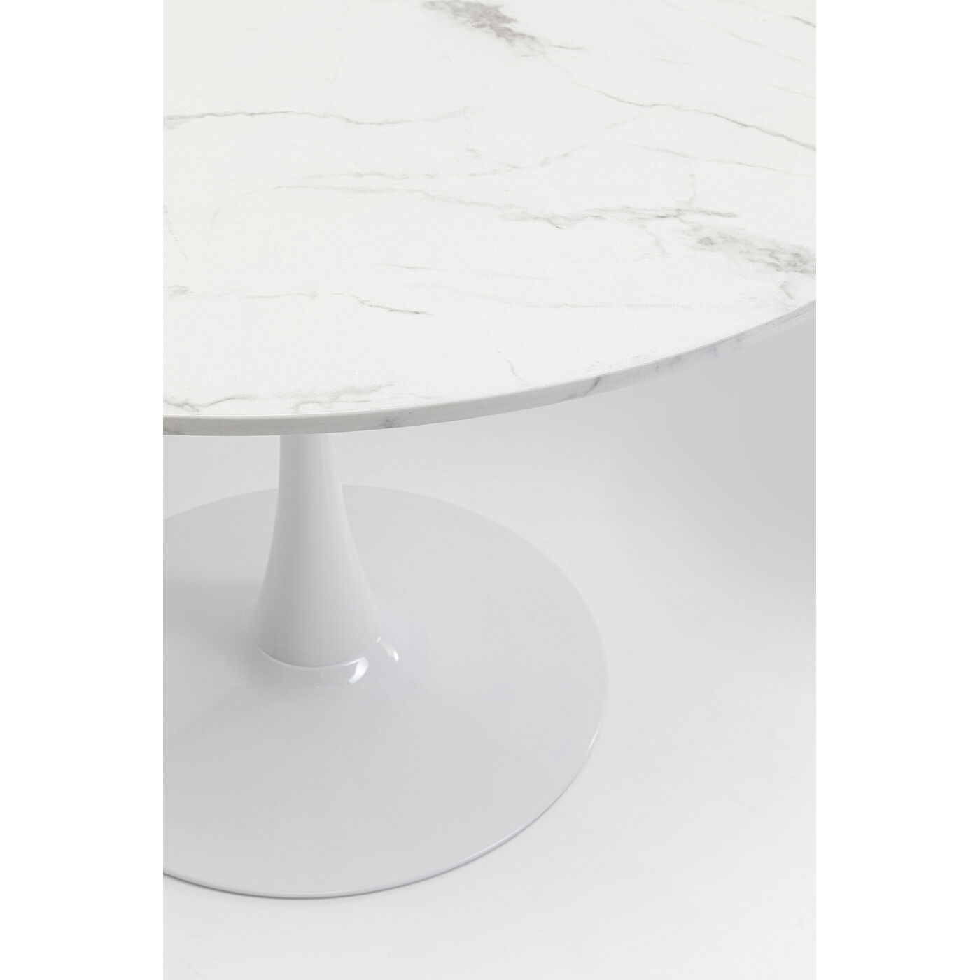 Стол Schickeria Marbleprint White Ø110 см