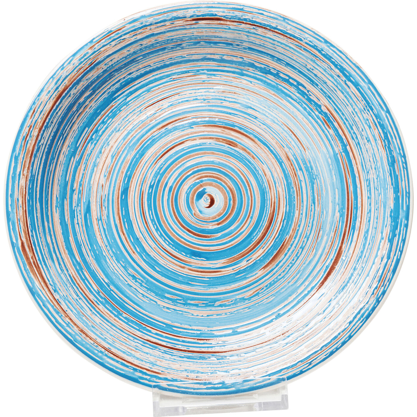 Тарелка Swirl Blue Ø27 см