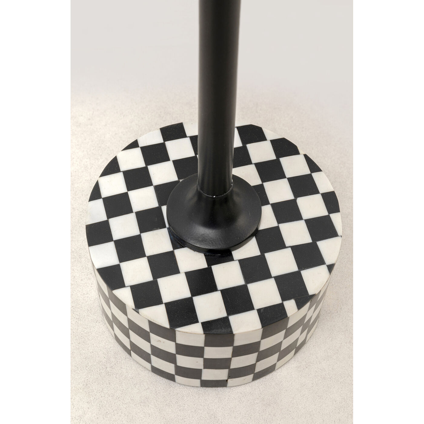 Стол приставной Domero Chess Black White Ø25 см