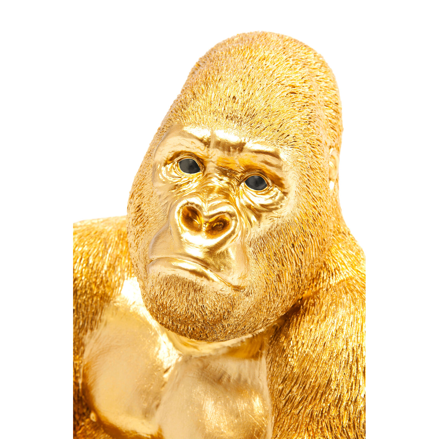 Фигура декоративная Monkey Gorilla Side Medium Gold 39 см
