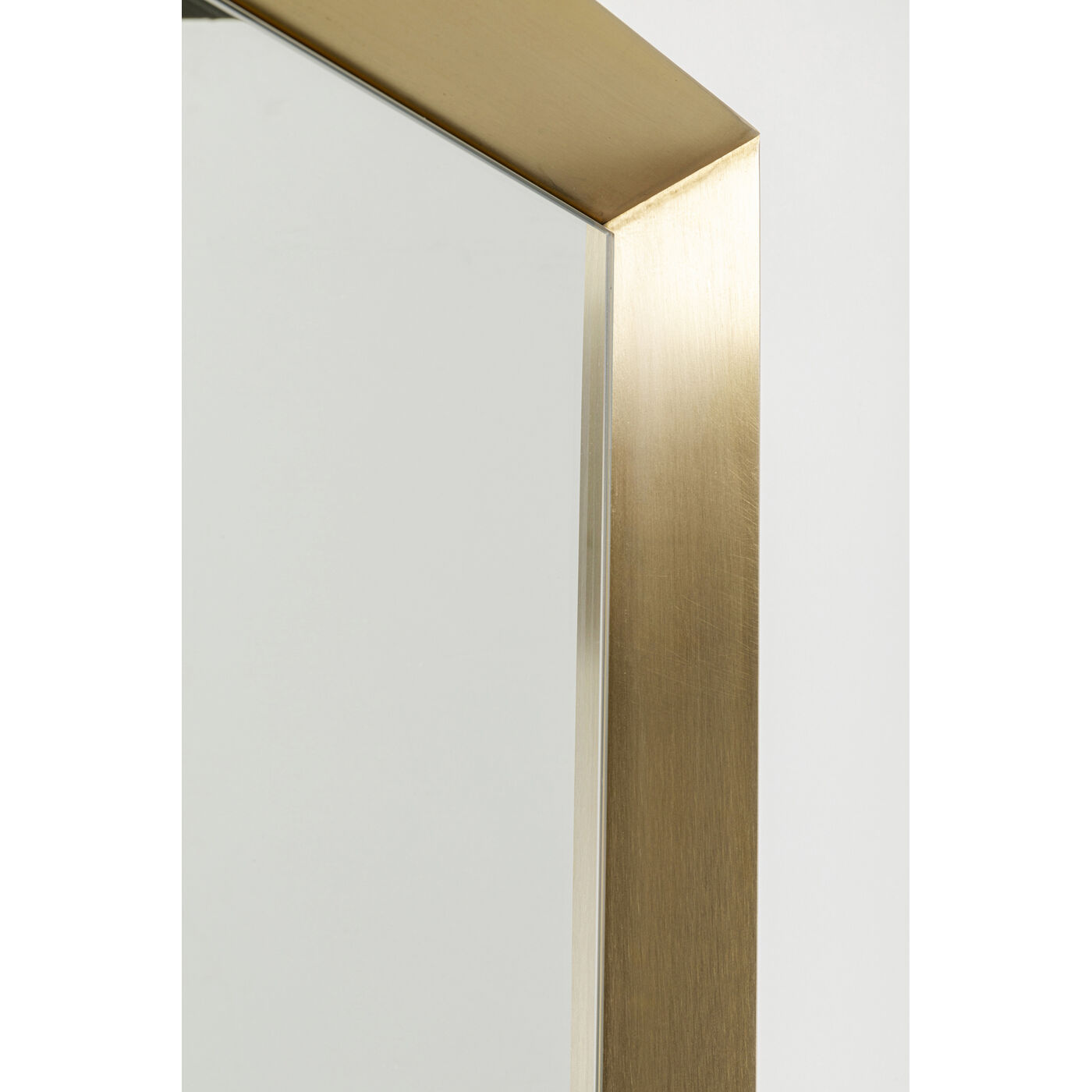 Зеркало настенное Arezzo Brass Trapez 65(45)x160 см