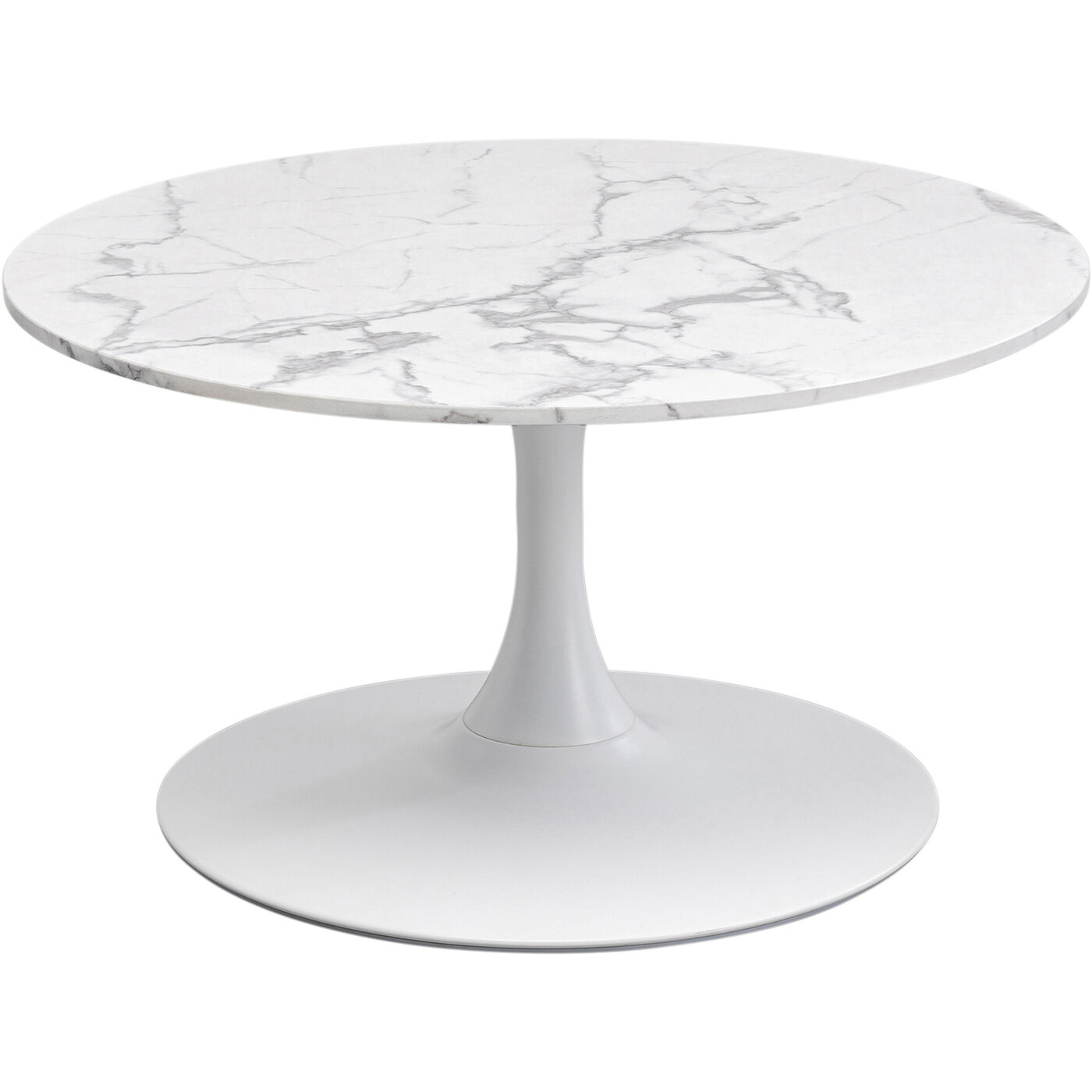 Стол кофейный Schickeria Marble White Ø80 см