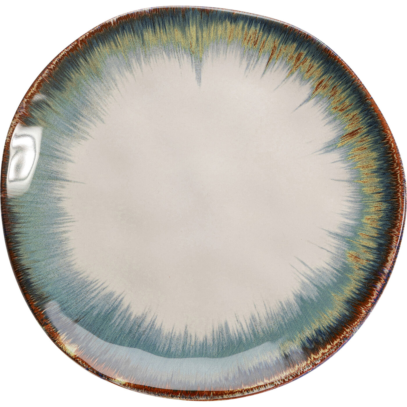 Тарелка Organic White Blue Ø20 см