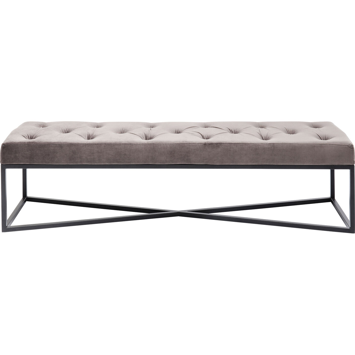 Скамья Crossover Grey Black 150x40 см