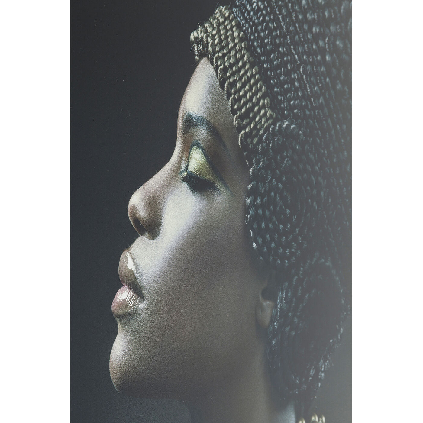Картина стеклянная Royal Headdress Profile 100x150 см