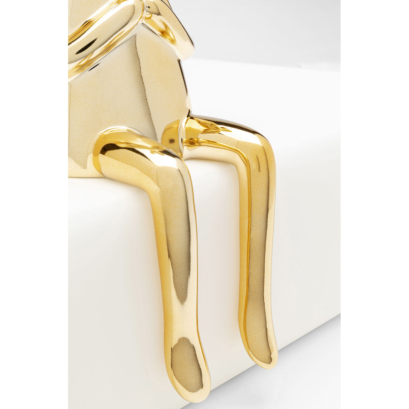 Фигура декоративная Sitting Rabbit Heart Gold 29 см