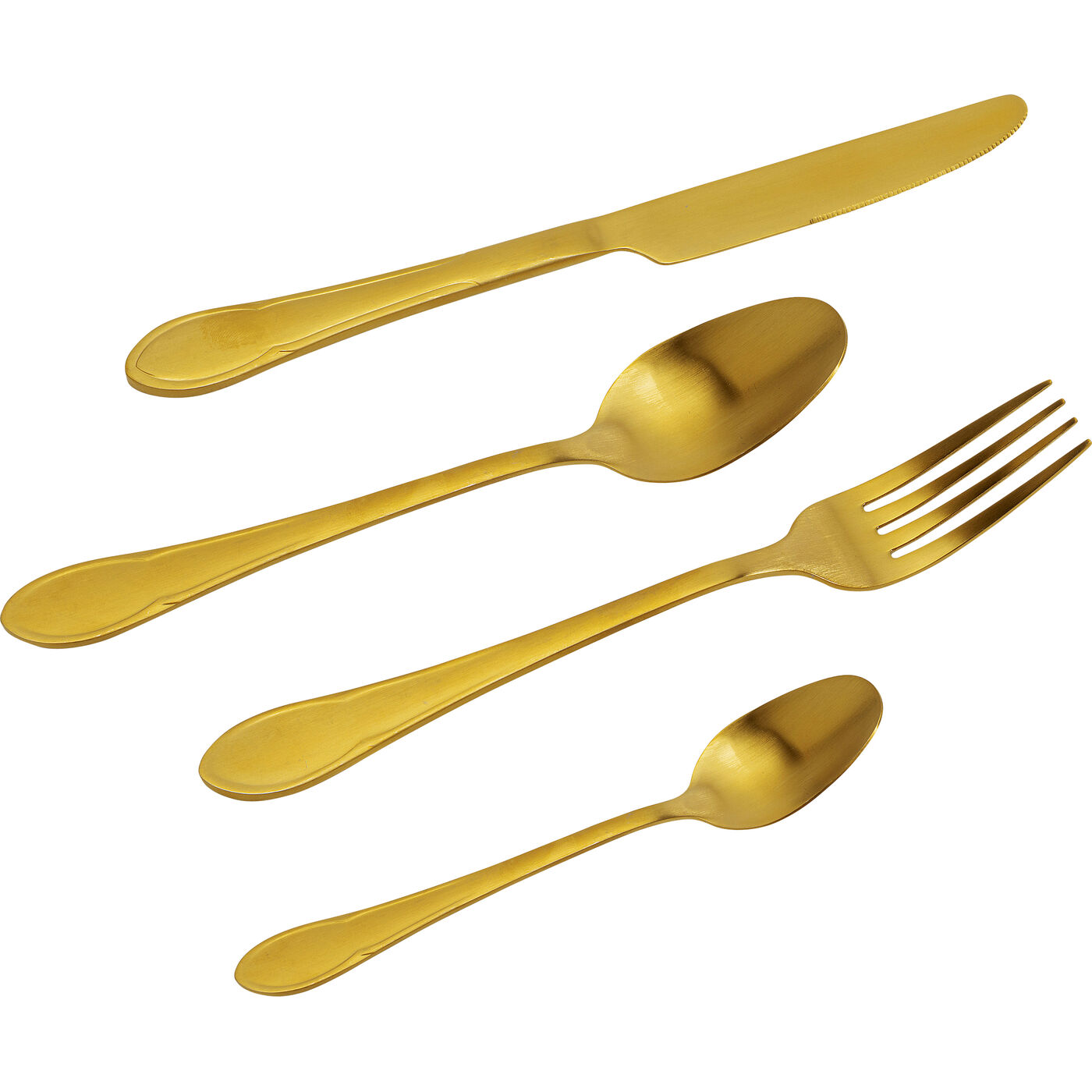 Набор столовых приборов Cucina Gold Matt (16 предметов)