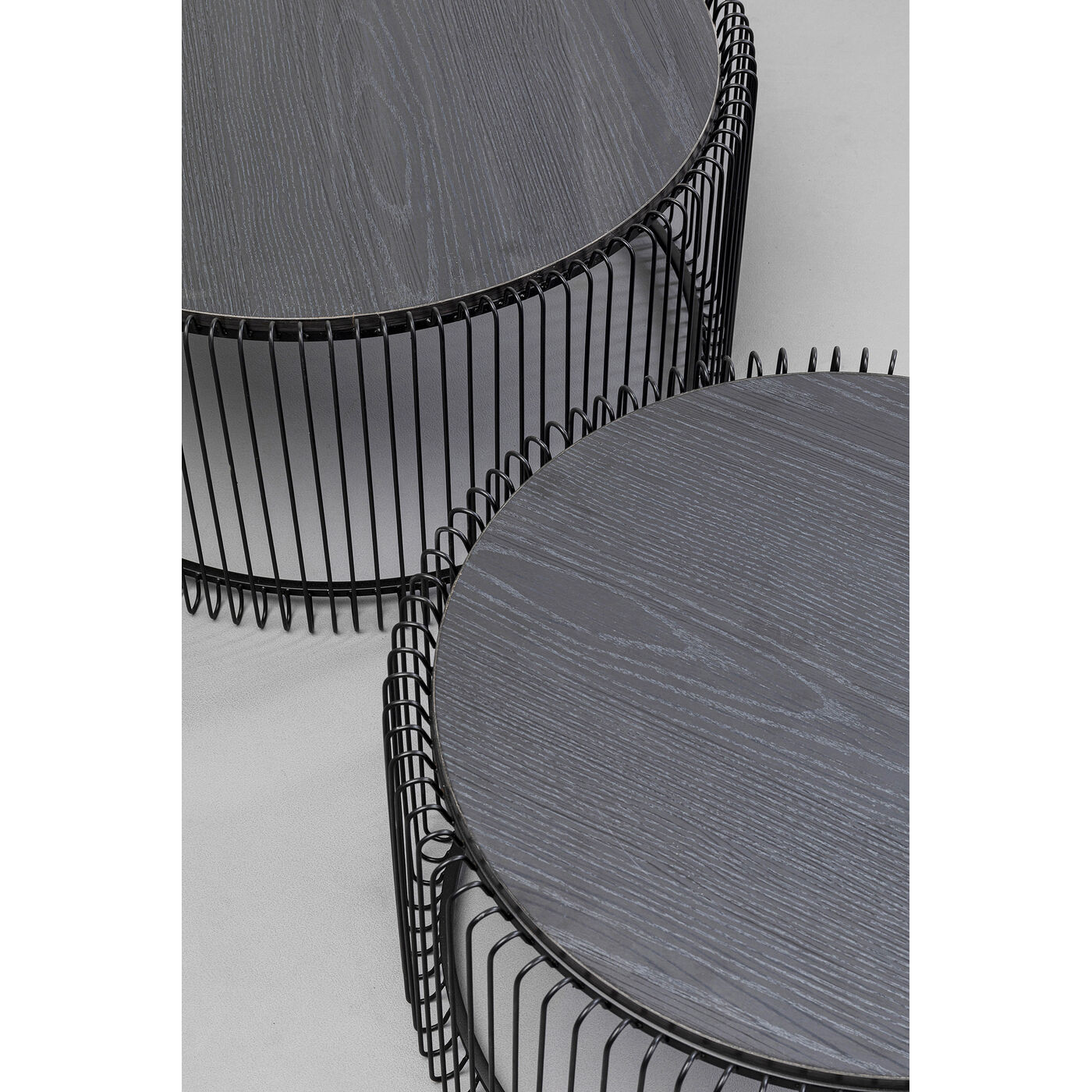 Стол кофейный Wire Black Wood (2/Set)