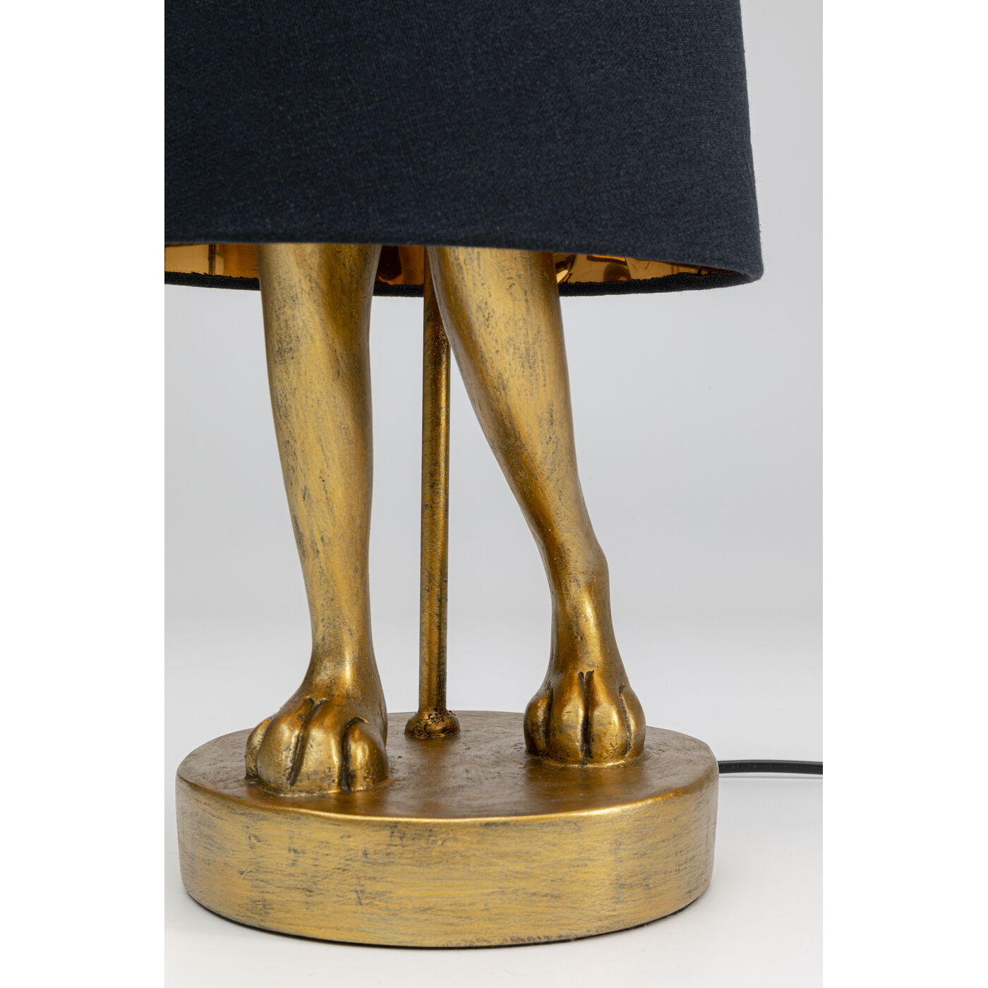 Светильник настольный Animal Rabbit Gold/Black 68 см