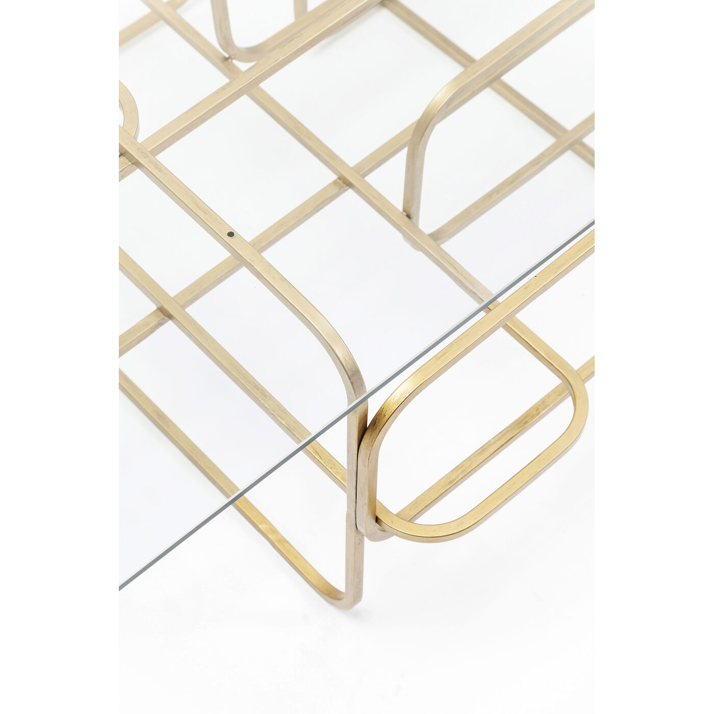 Стол кофейный Meander Gold 140x80 см