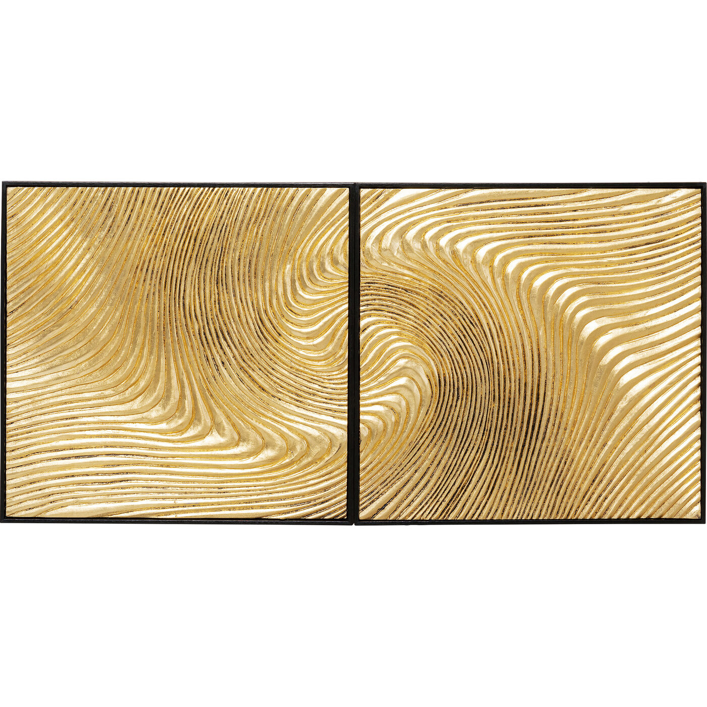 Панно настенное Wave Gold (2 шт)
