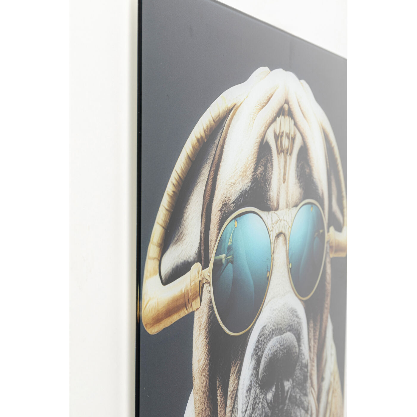 Картина стеклянная Fashion Dog 60x80 см