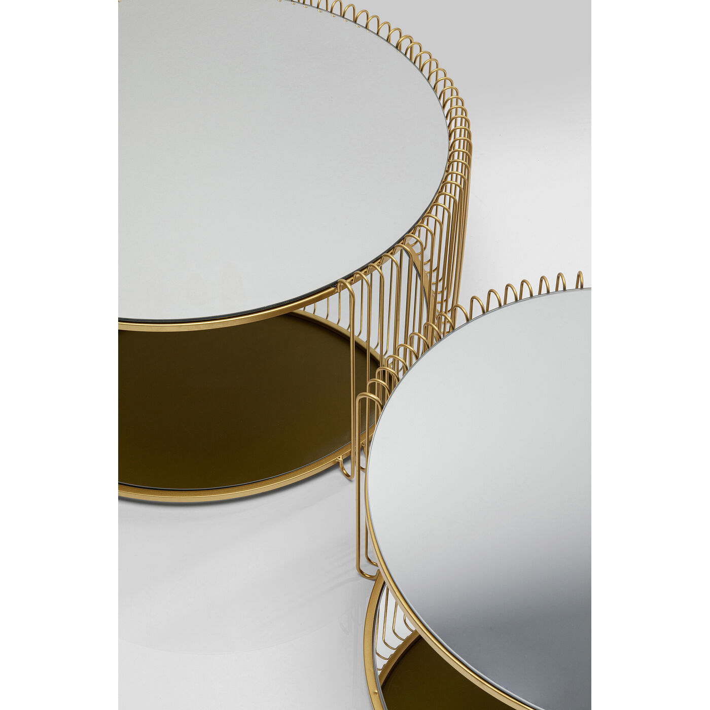 Стол кофейный Wire Double Brass (2 шт.)
