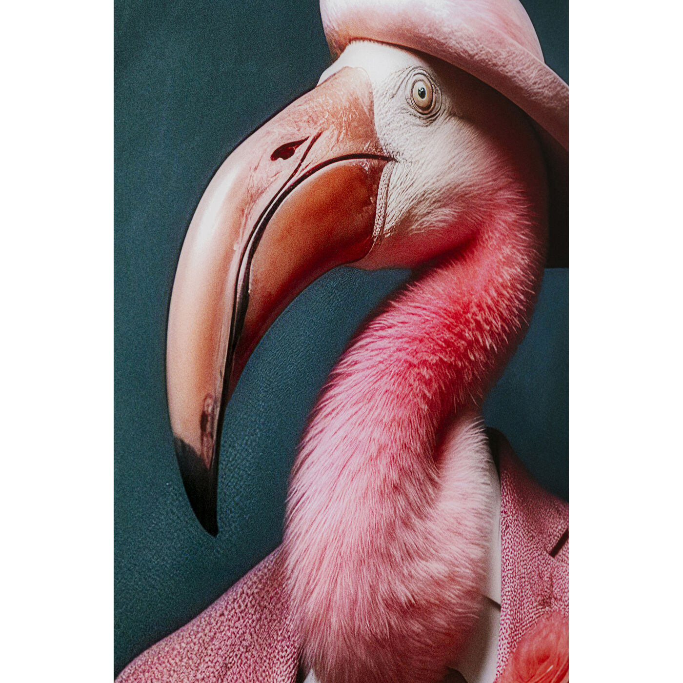 Картина стеклянная Mister Flamingo 120x160 см