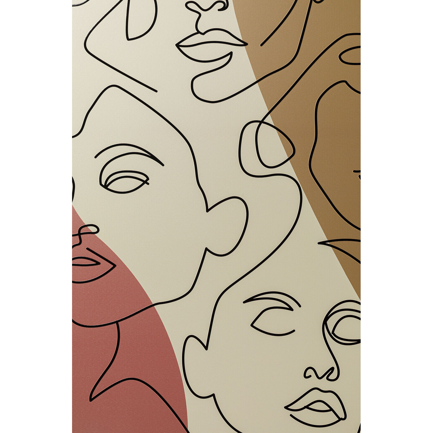 Картина в раме Faccia Arte Tri Colore 90x120 см