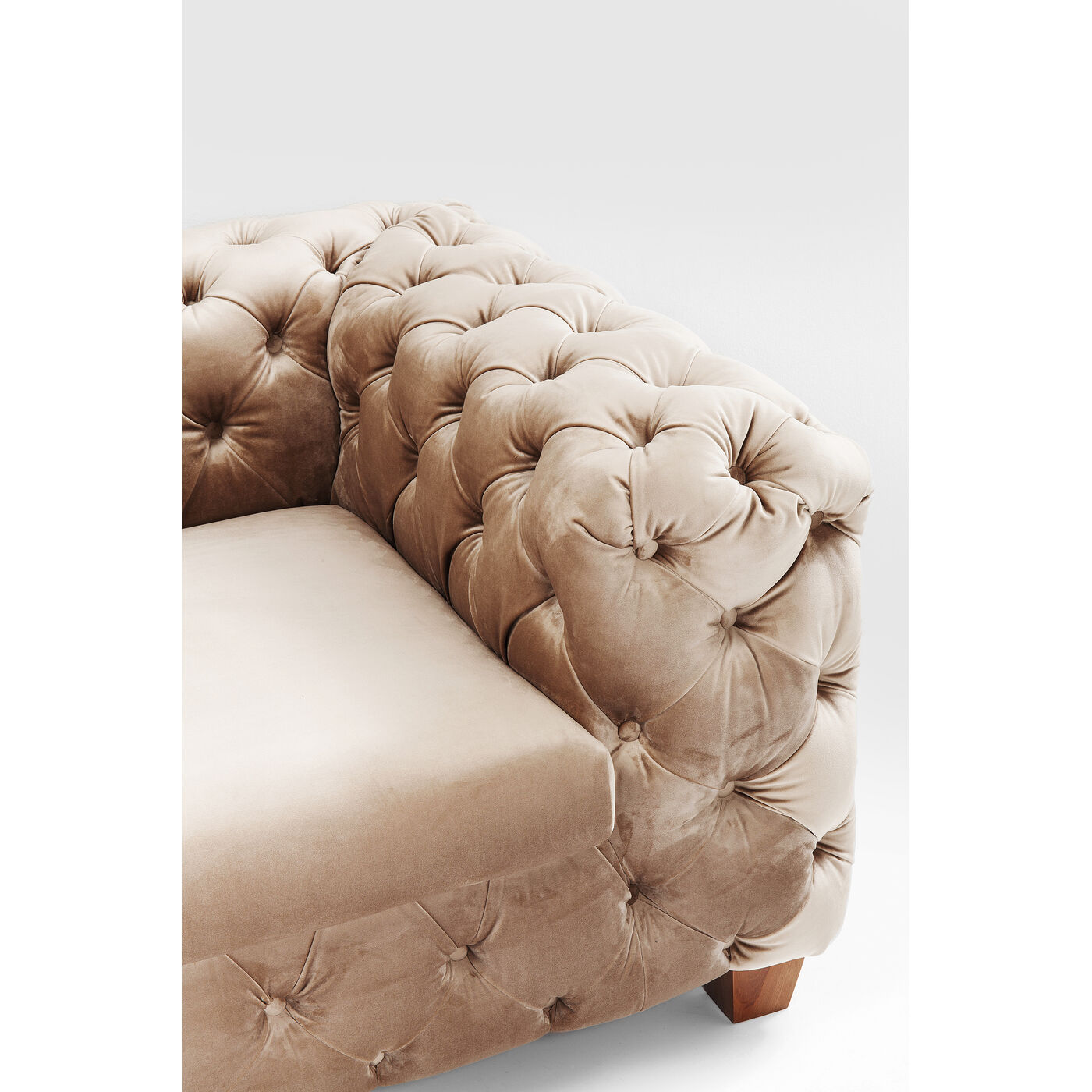 Диван трехместный Desire Velvet Ecru