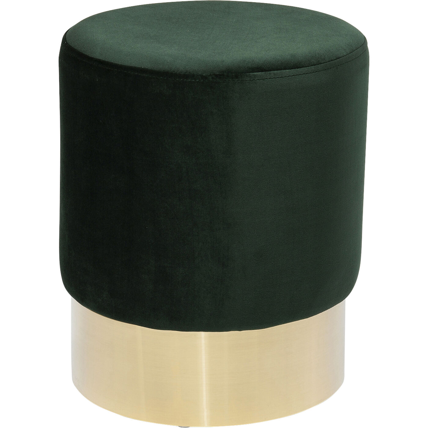 Пуф Cherry Dark Green Brass Ø35 см