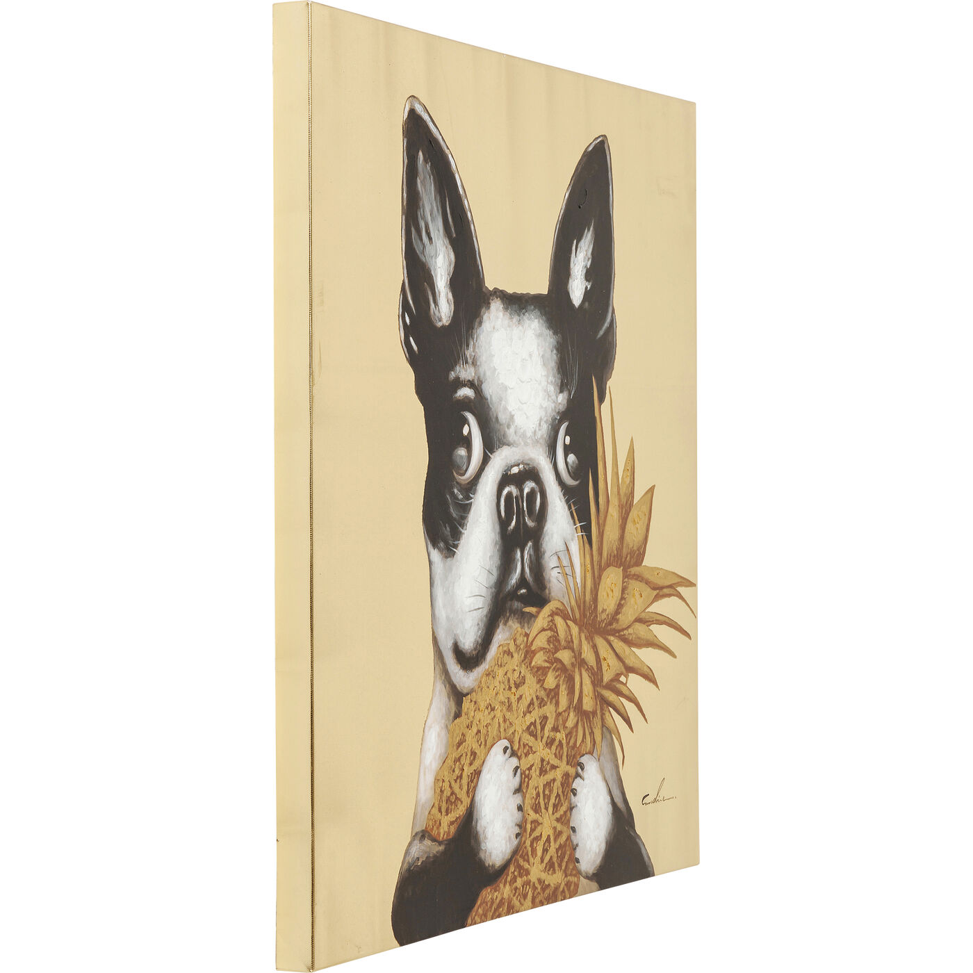 Картина Touched Dog with Pineapple 80x80 см
