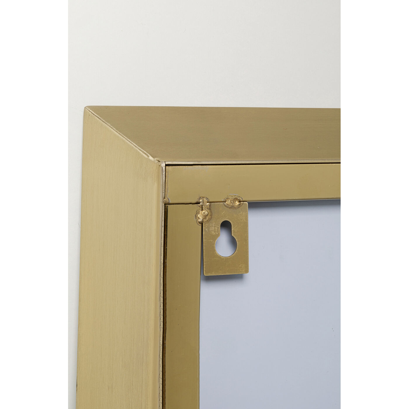 Зеркало настенное Arezzo Brass Trapez 65(45)x160 см