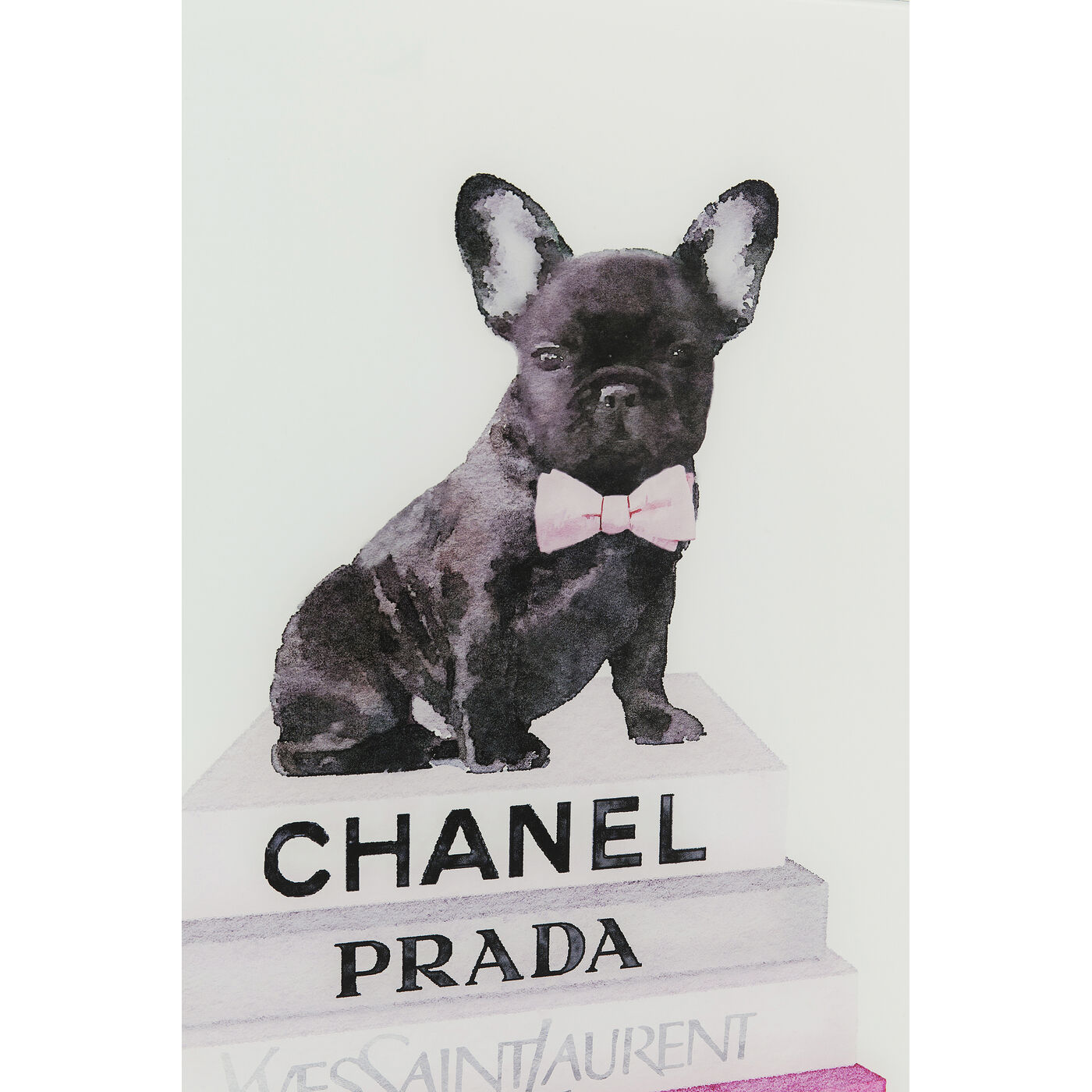 Картина стеклянная Fashion Dog 80x60 см