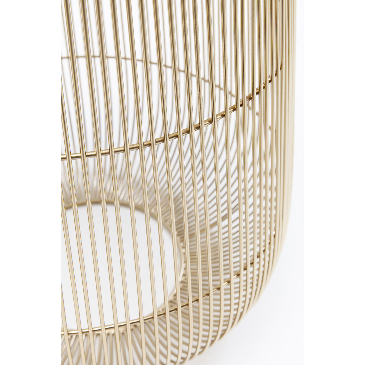 Стол приставной Beam White Marble Brass Ø32 см