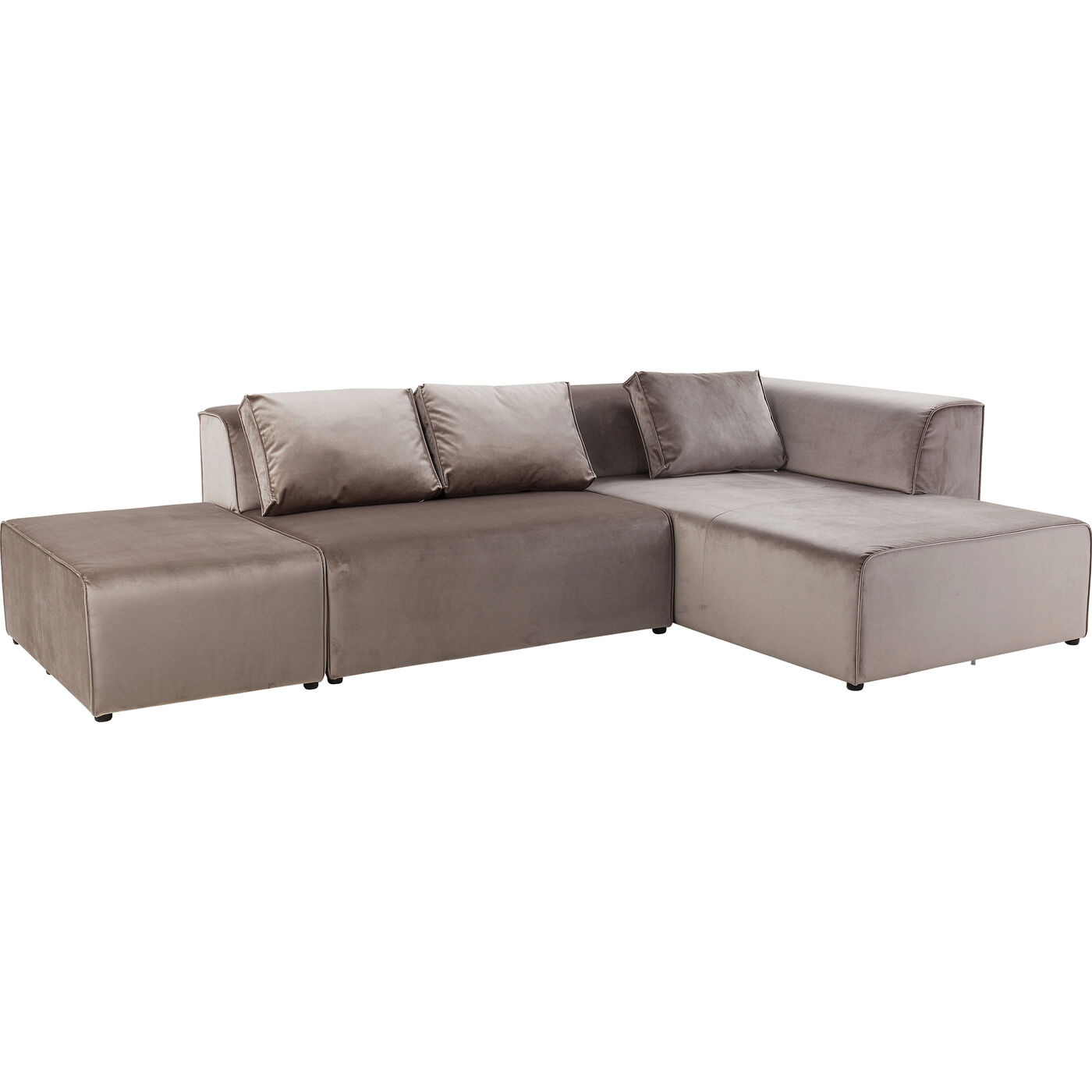Диван угловой правосторонний Infinity Velvet Taupe Right
