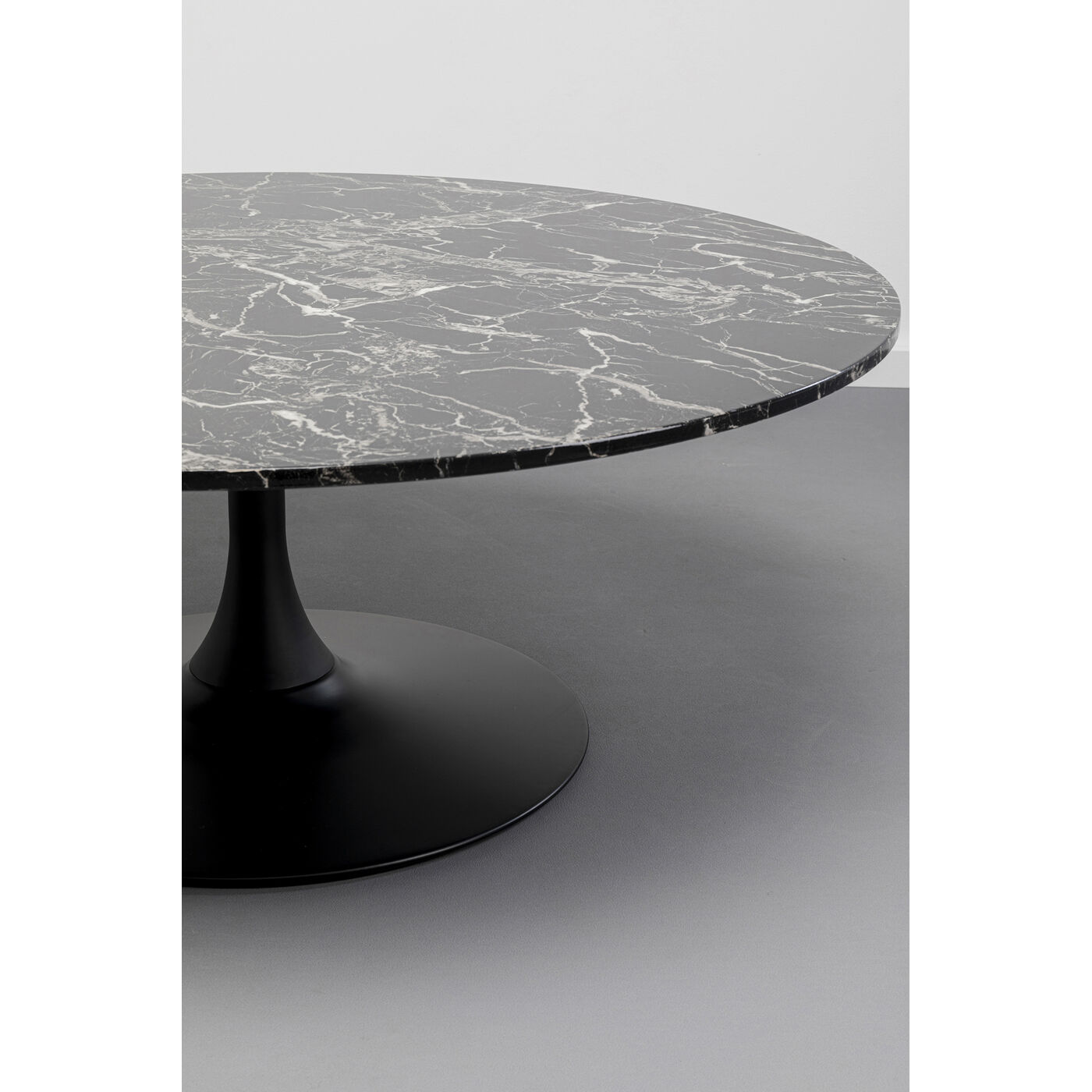 Стол кофейный Schickeria Marble Black Ø110 см
