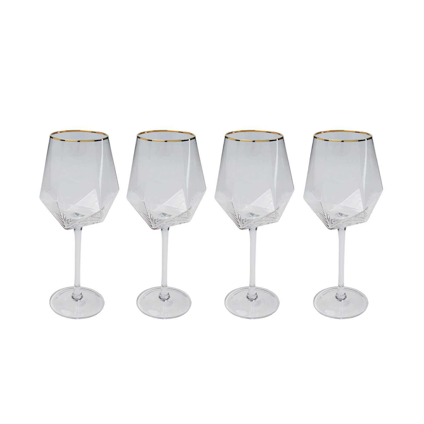 Бокал для вина Diamond Gold Rim (4 шт)