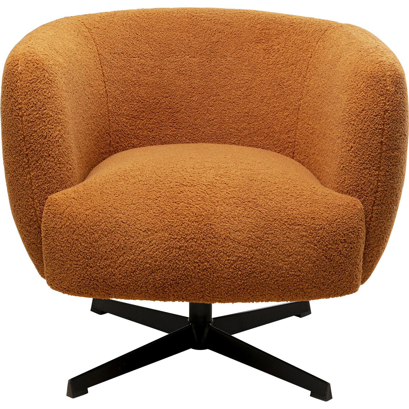 Кресло вращающееся Peony Fuzzy Brown