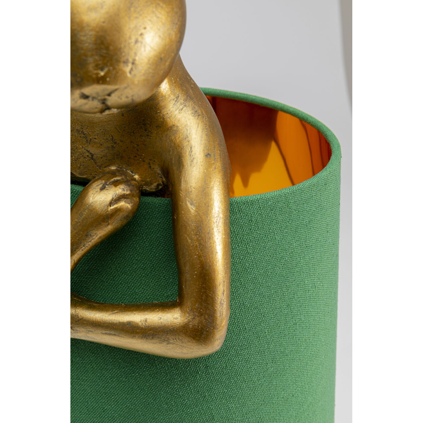 Светильник настольный Animal Rabbit Gold/Green 68 см
