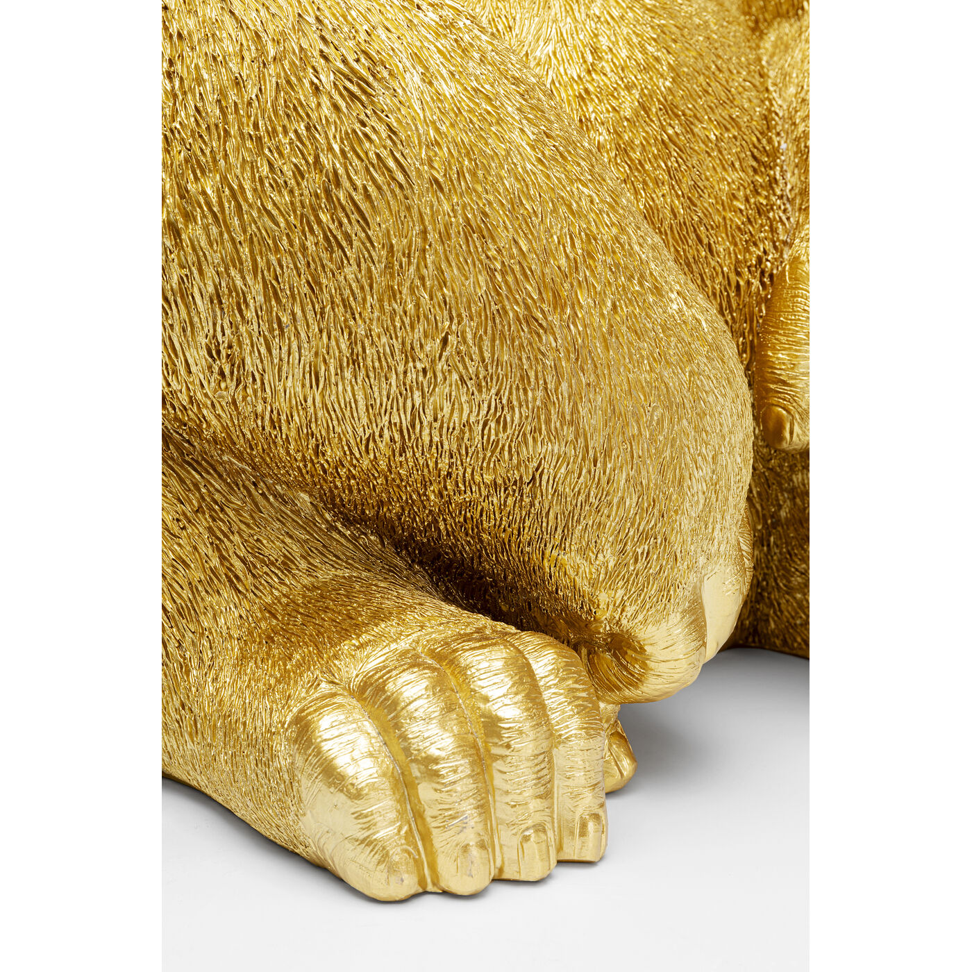 Фигура декоративная Monkey Gorilla Side XL Gold 76 см