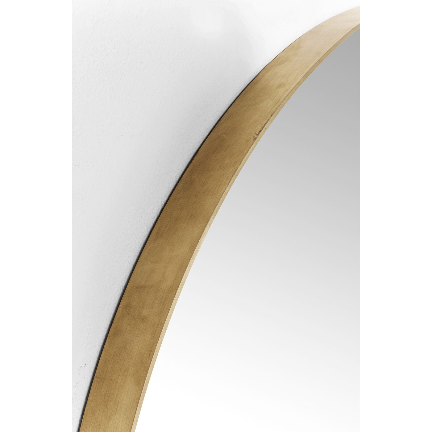 Зеркало Curve Round Brass Ø100 см