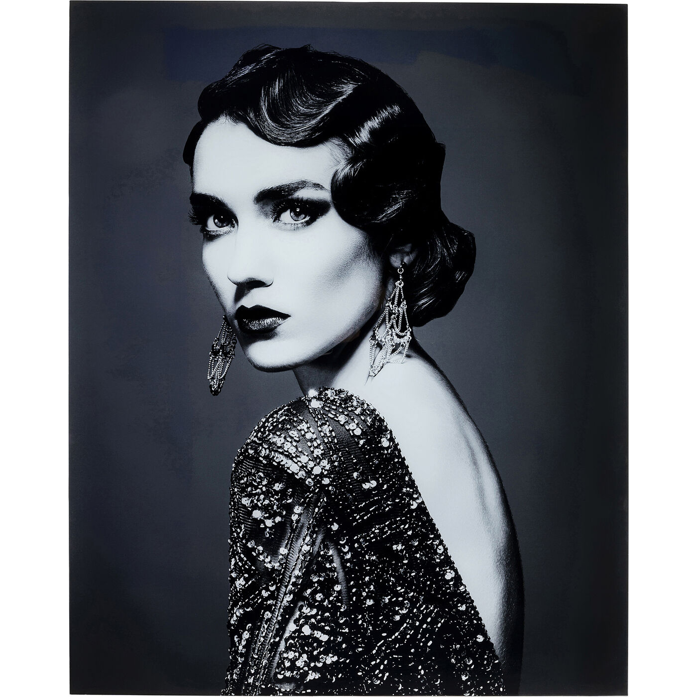 Картина стеклянная Beauty Lady 150x120 см