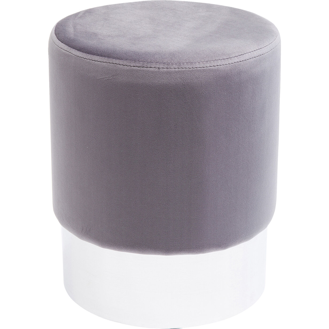 Пуф Cherry Light Grey Silver Ø35 см