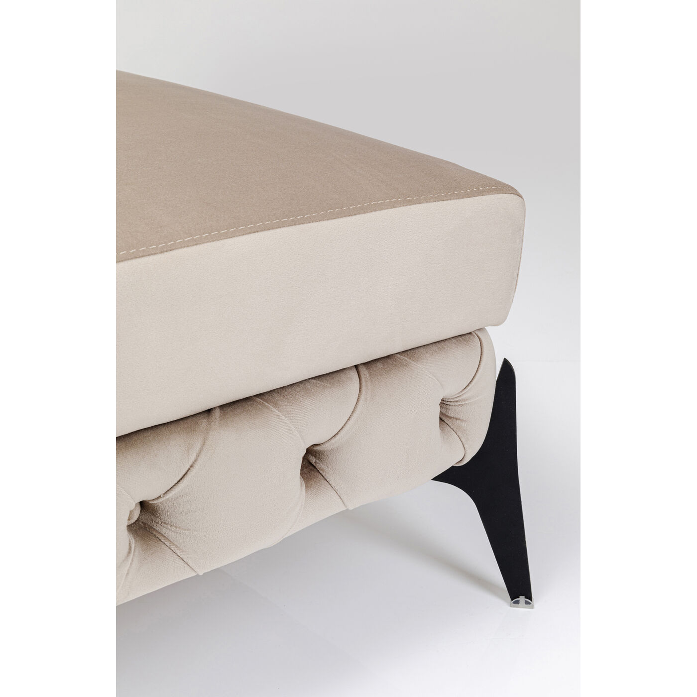 Пуф Bellissima Velvet Beige 80 см