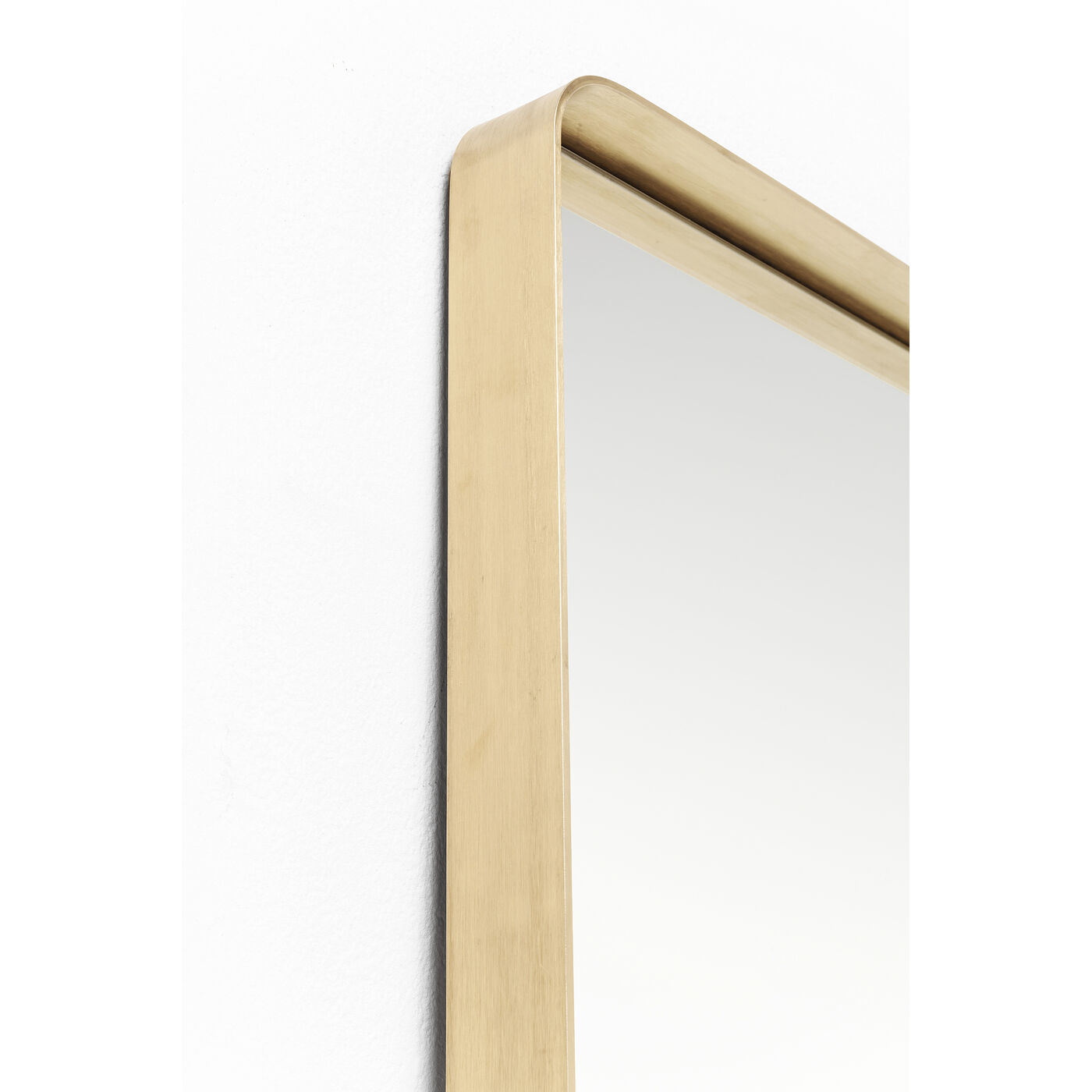 Зеркало Curve MO Rectangular Brass 200x70 см