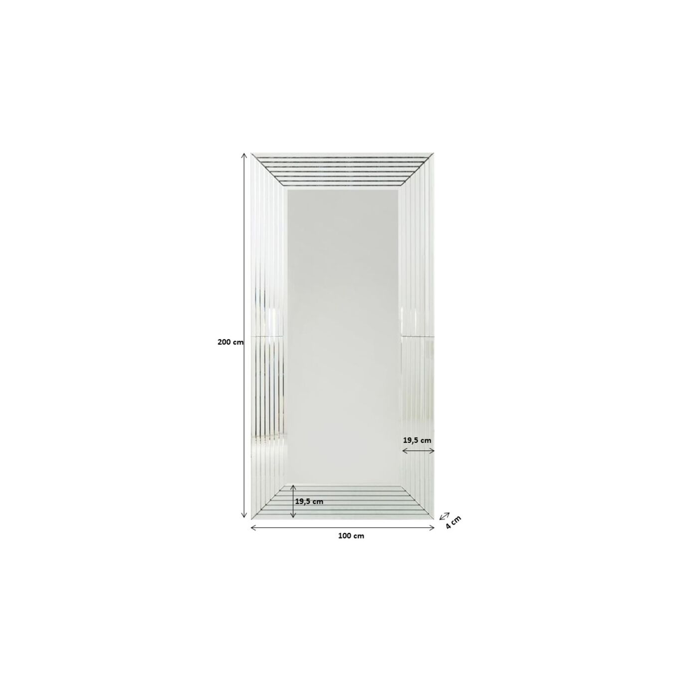 Зеркало Linea 200x100 см
