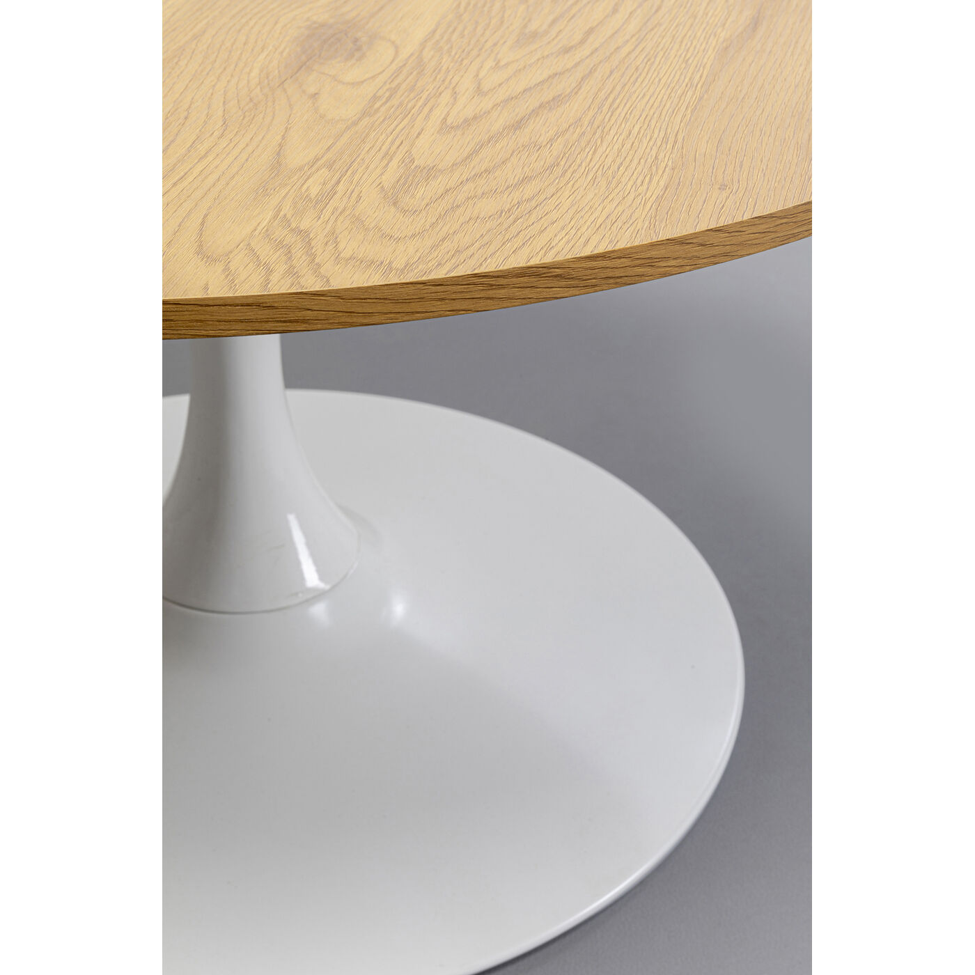 Стол кофейный Schickeria Oak White Ø80 см