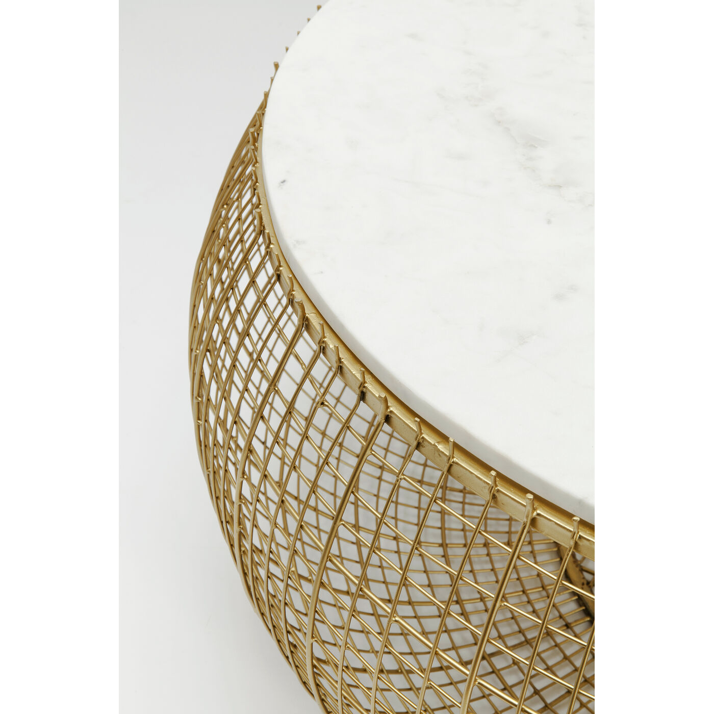 Стол кофейный Cesta Marbel Gold Ø100 см