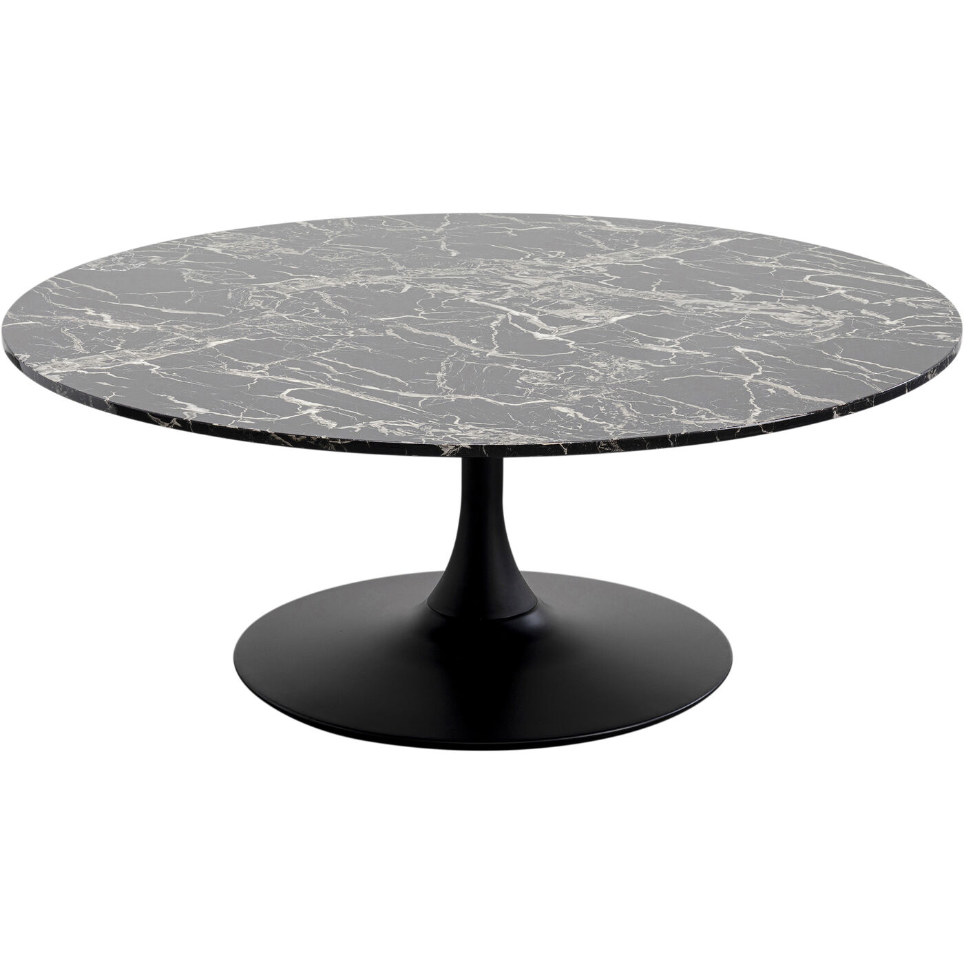 Стол кофейный Schickeria Marble Black Ø110 см