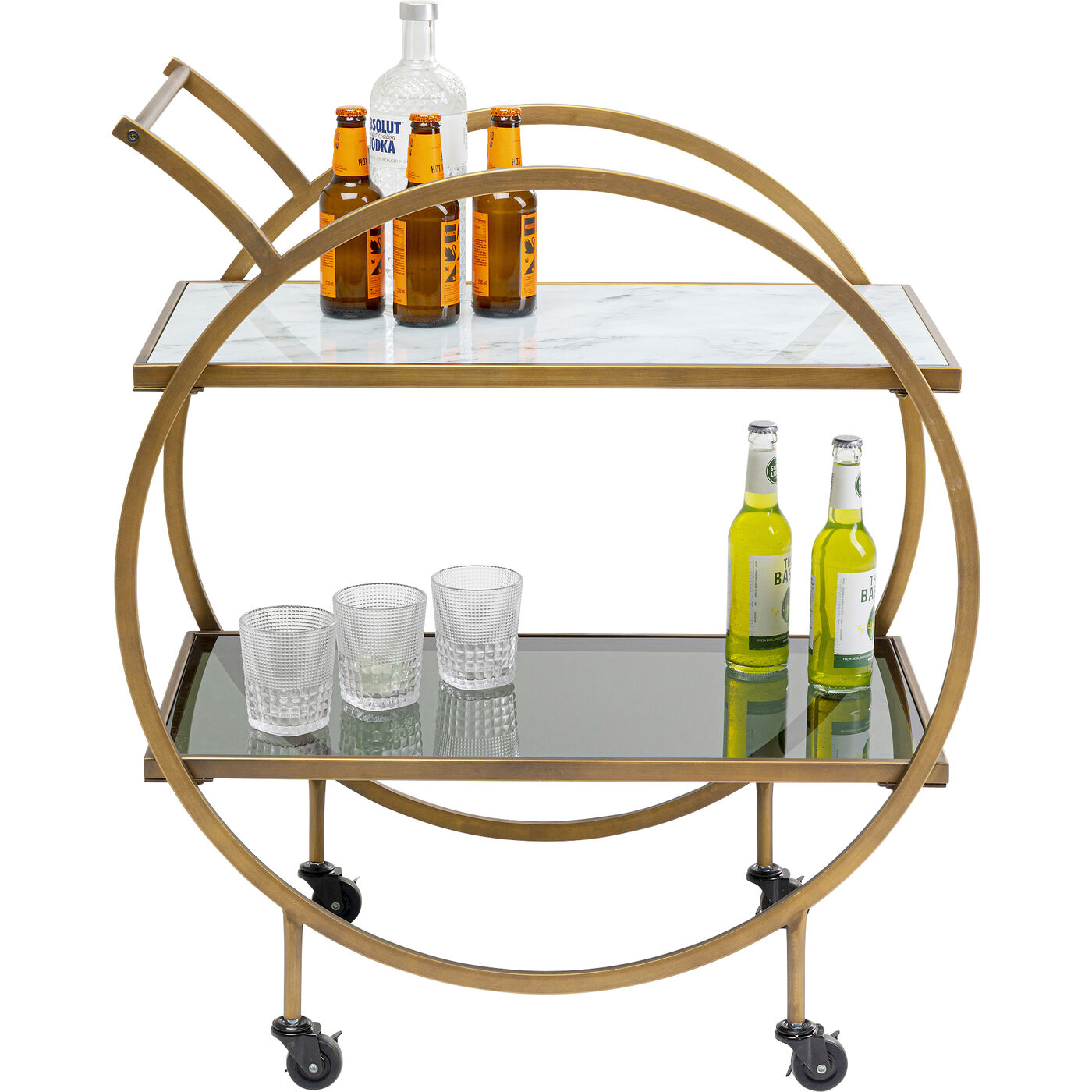 Сервировочный стол Loft Brass