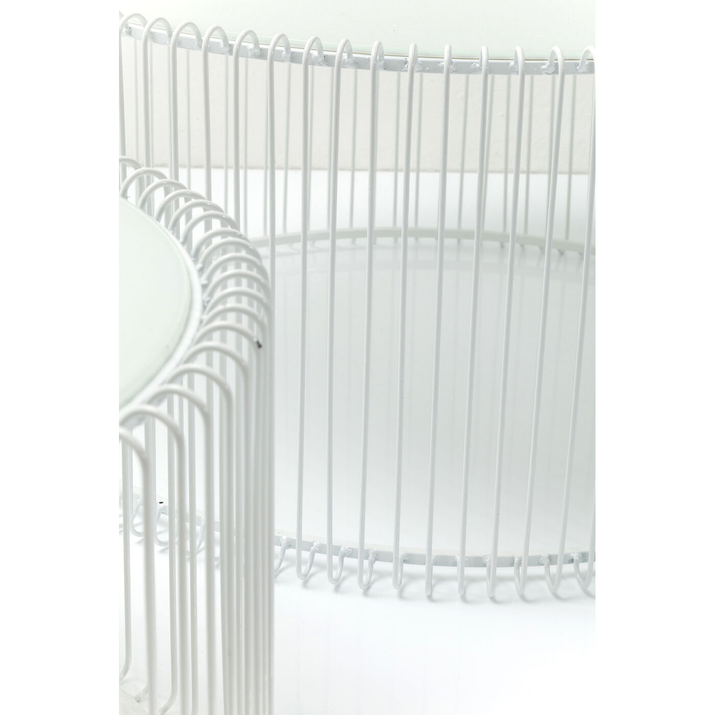 Стол кофейный Wire White (2 шт)