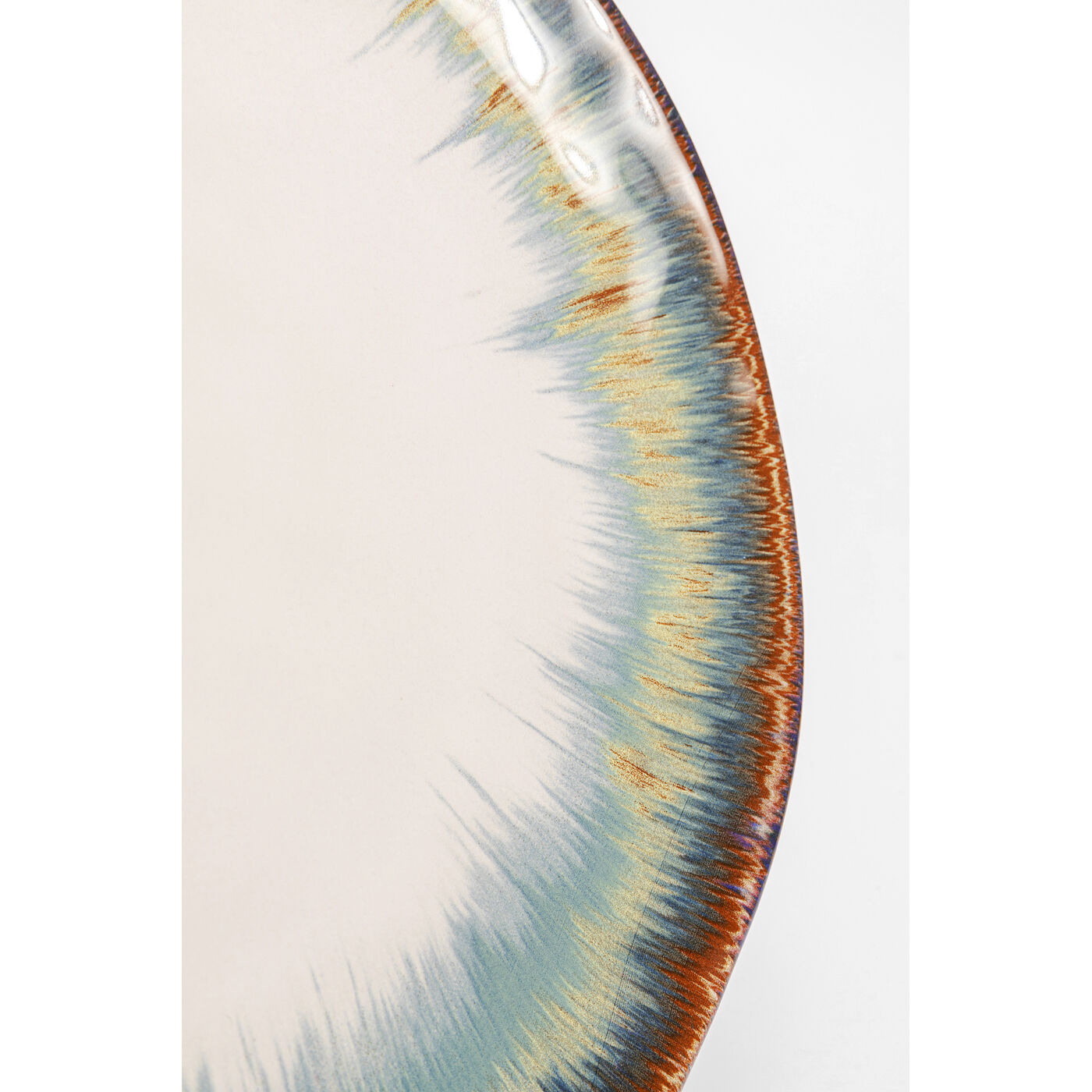 Тарелка Organic White/Blue Ø26 см