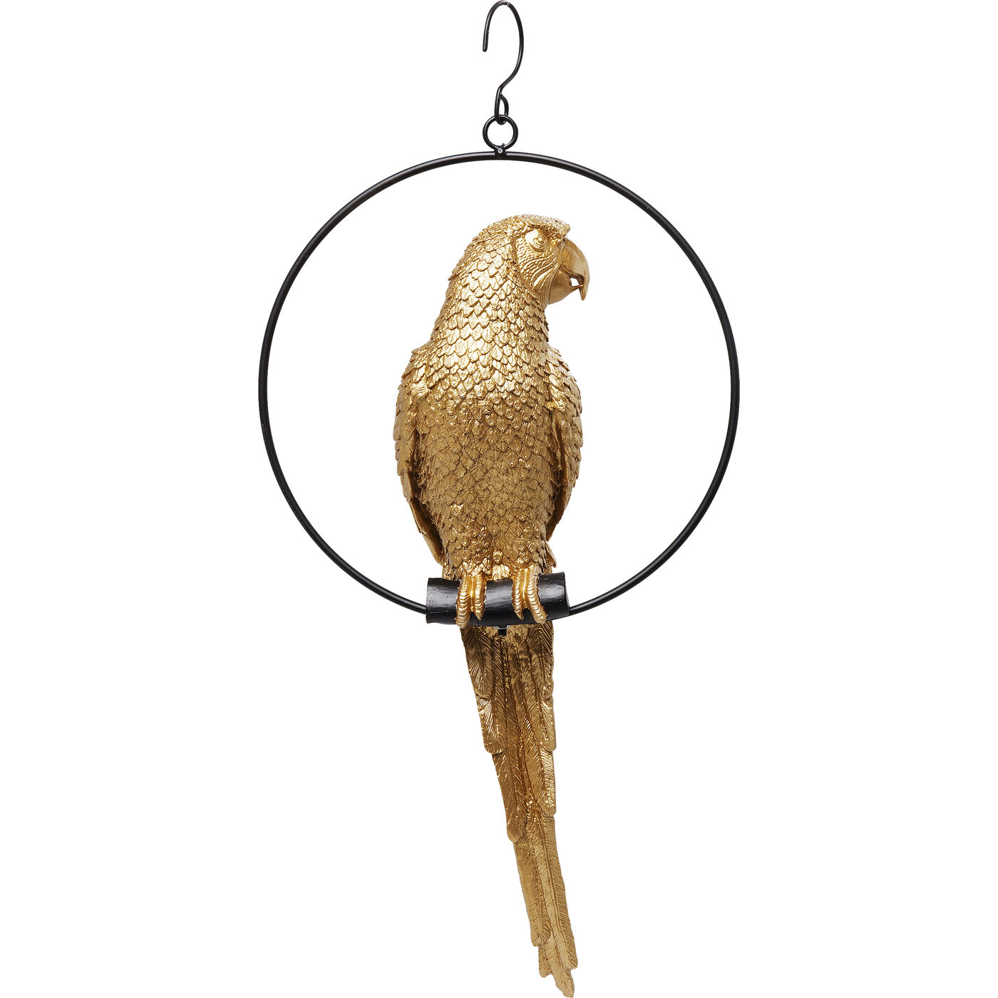 Фигура декоративная Swinging Parrot Gold