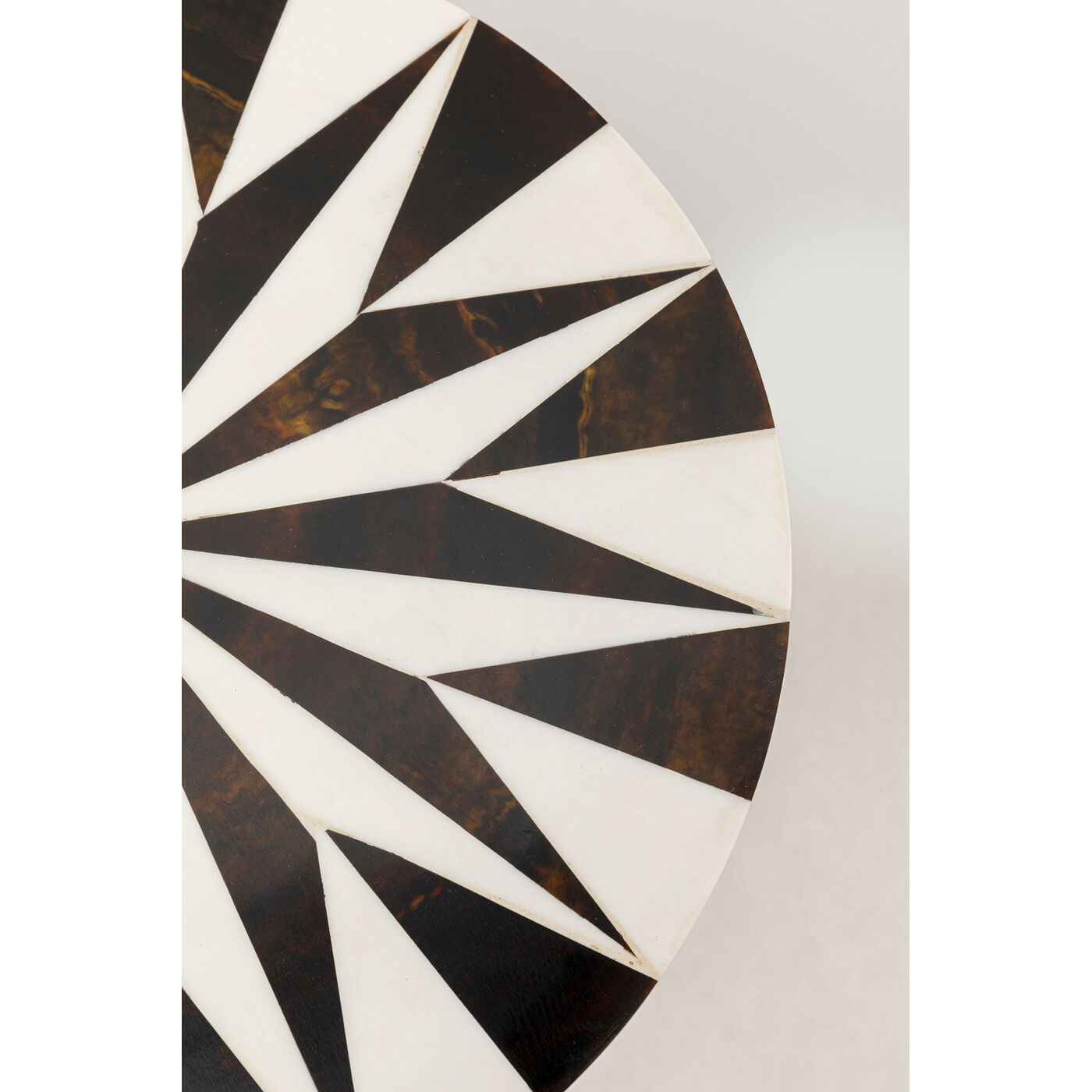 Стол приставной Domero Star Black White Ø25 см