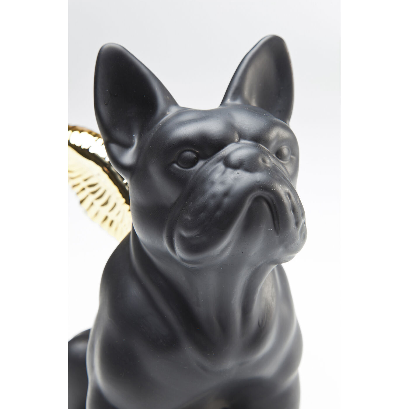 Фигура декоративная Sitting Angel Dog Gold-Black